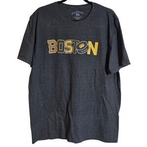 Chowdaheadz Boston Graphic Tee Spell Out
Dark Gray Mens Size Large Massachusetts